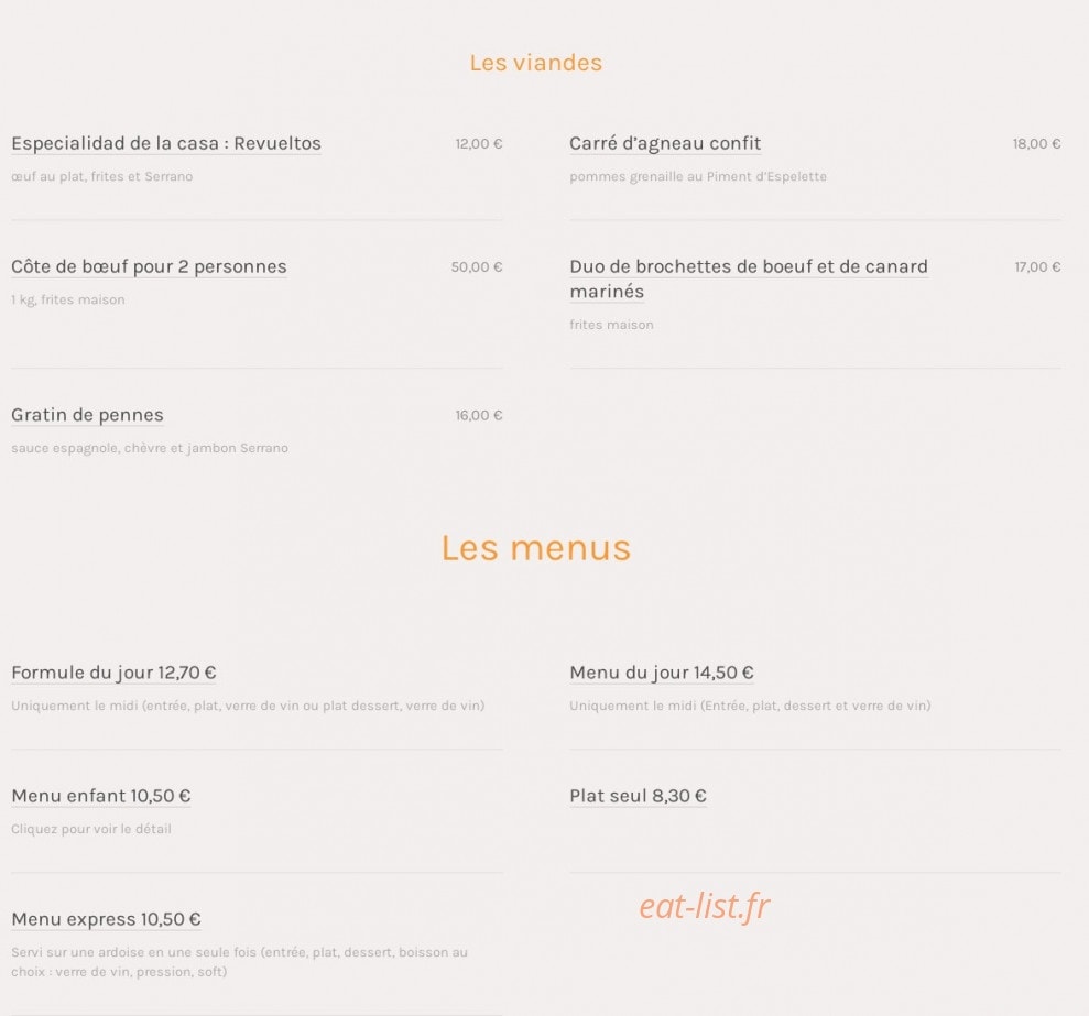 Bodega-bodega — carte page 3