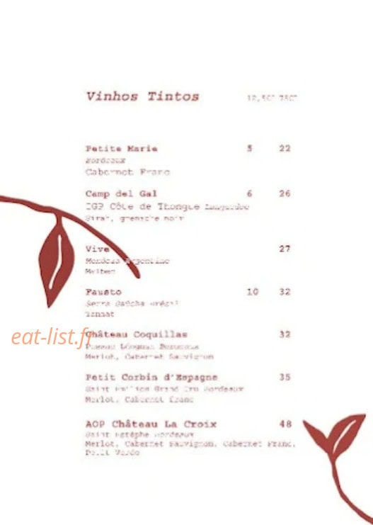 Bossa — carte page 6