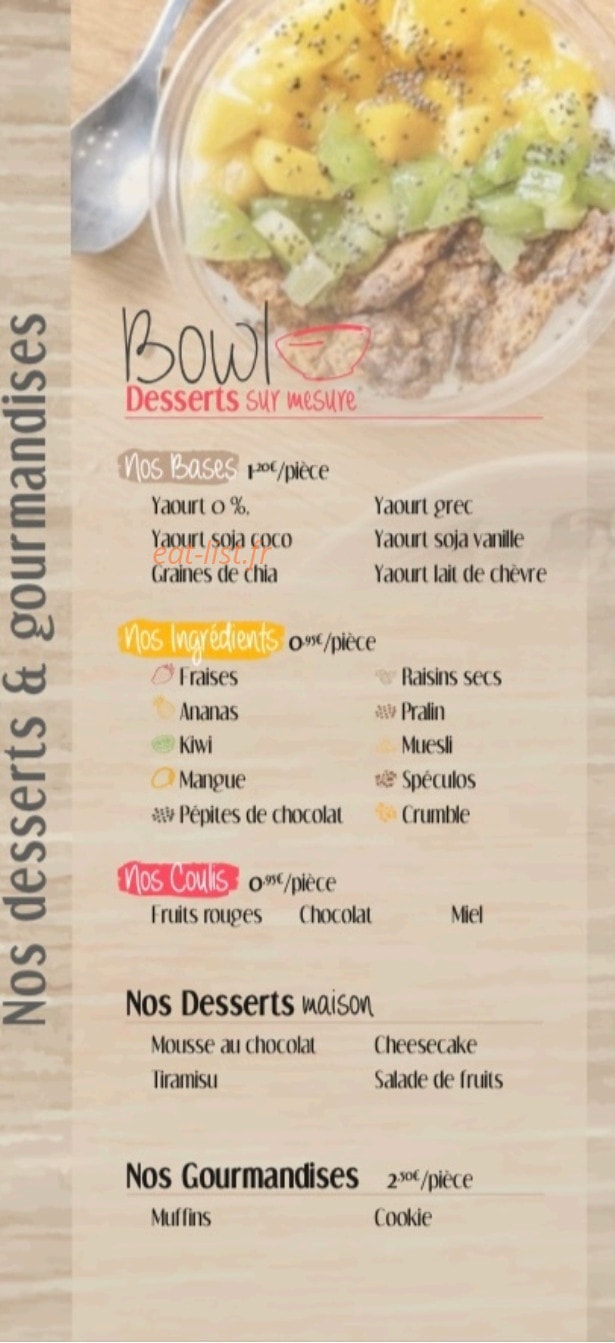 Bowl Eat — carte page 3