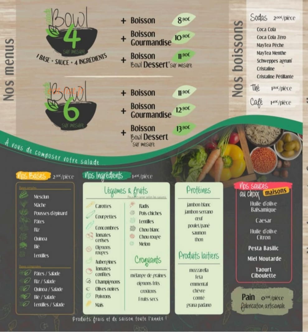 Bowl Eat — carte page 2