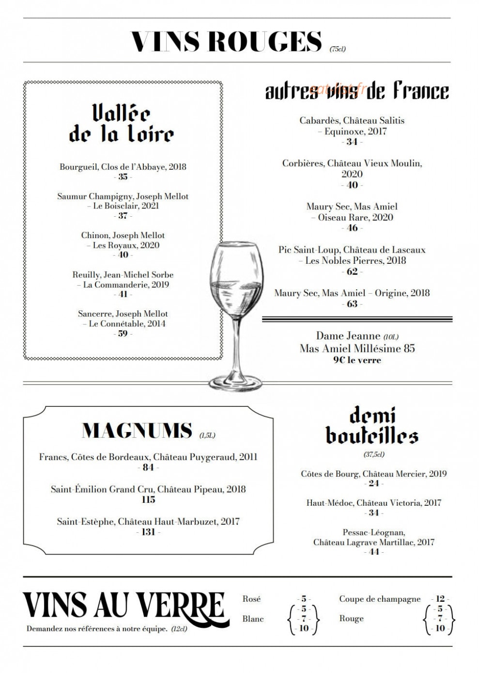 Brasserie Maillard — carte page 10
