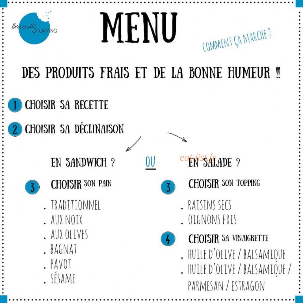 Bread storming — carte page 1