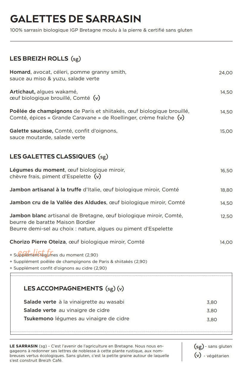 Breizh Café — carte page 3