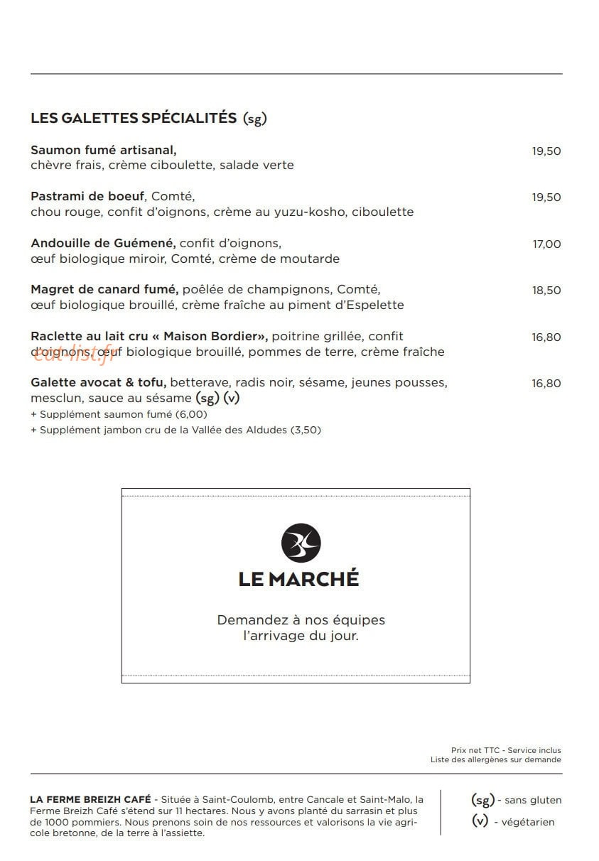 Breizh Café — carte page 4