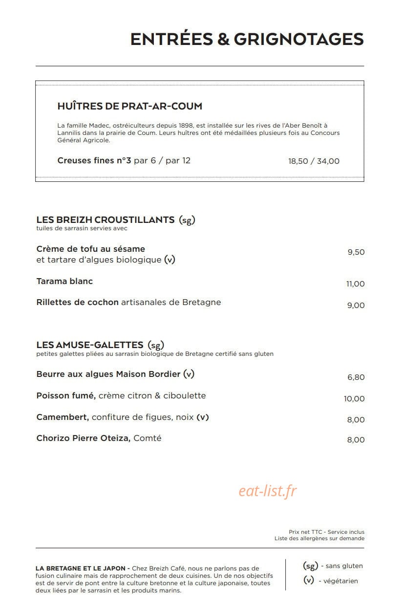 Breizh Café — carte page 2