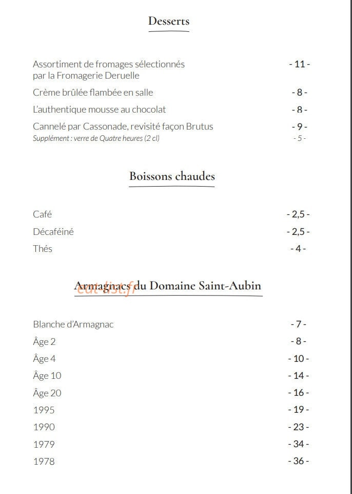 Brutus — carte page 5