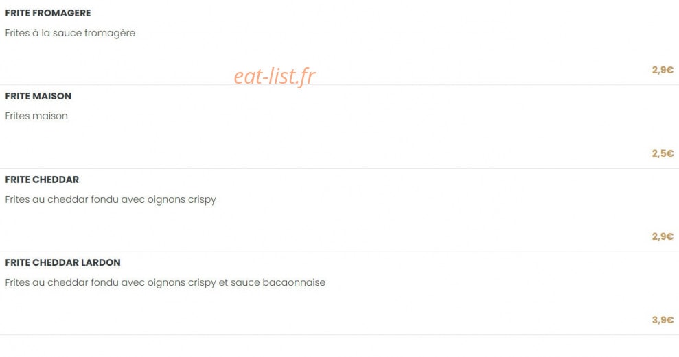 Burger café — carte page 6