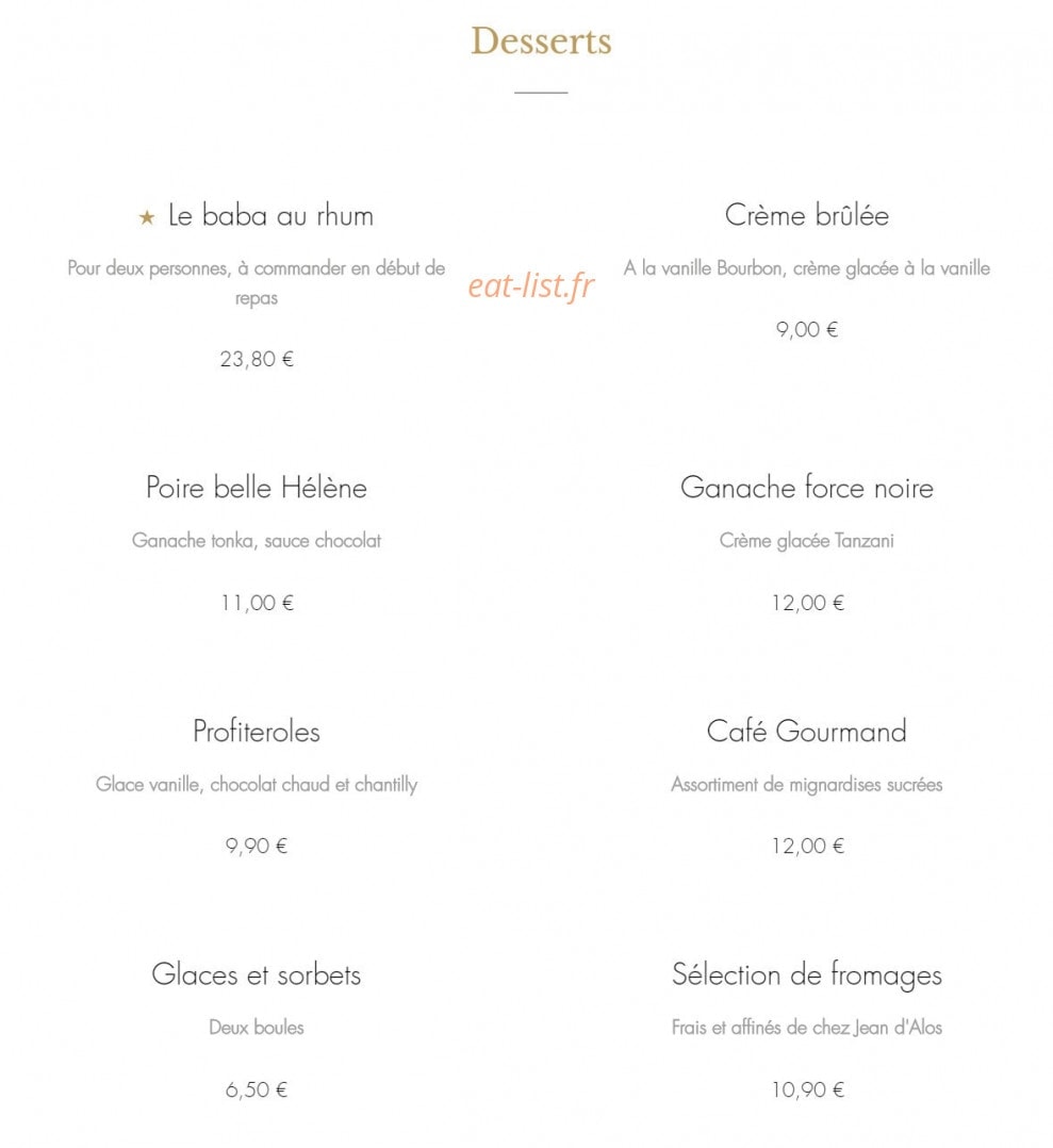 Cafe du Port — carte page 3