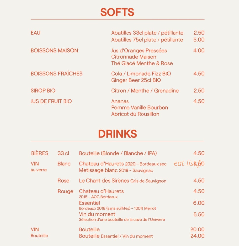Cafe Gusco — carte page 2