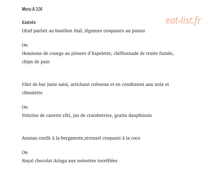 Café Maritime — carte page 5
