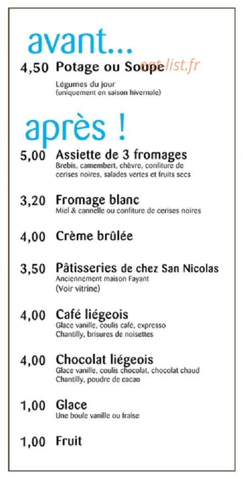 Café Utopia — carte page 6