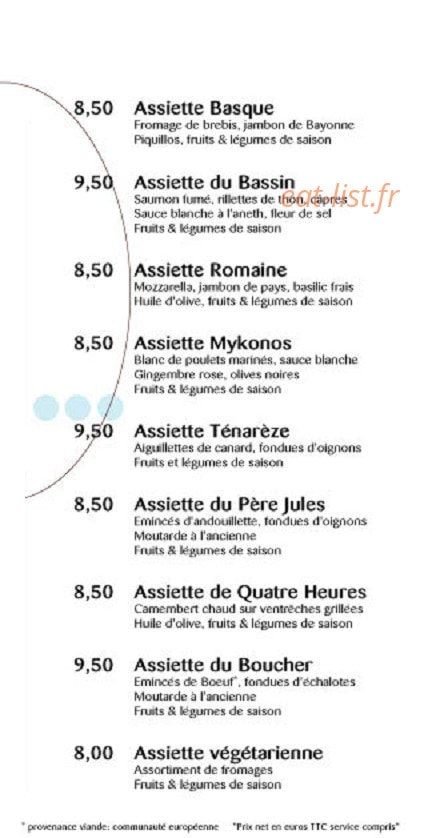 Café Utopia — carte page 2