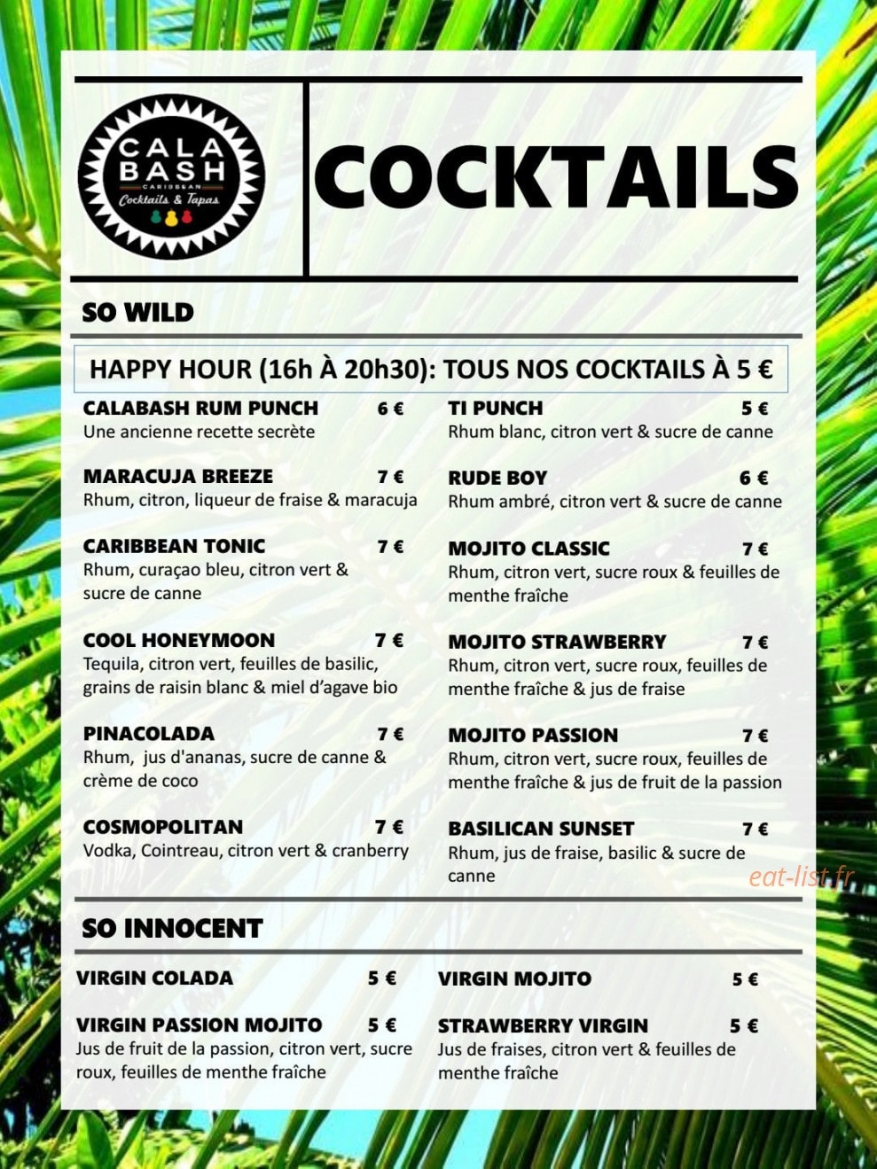 Calabash — carte page 4