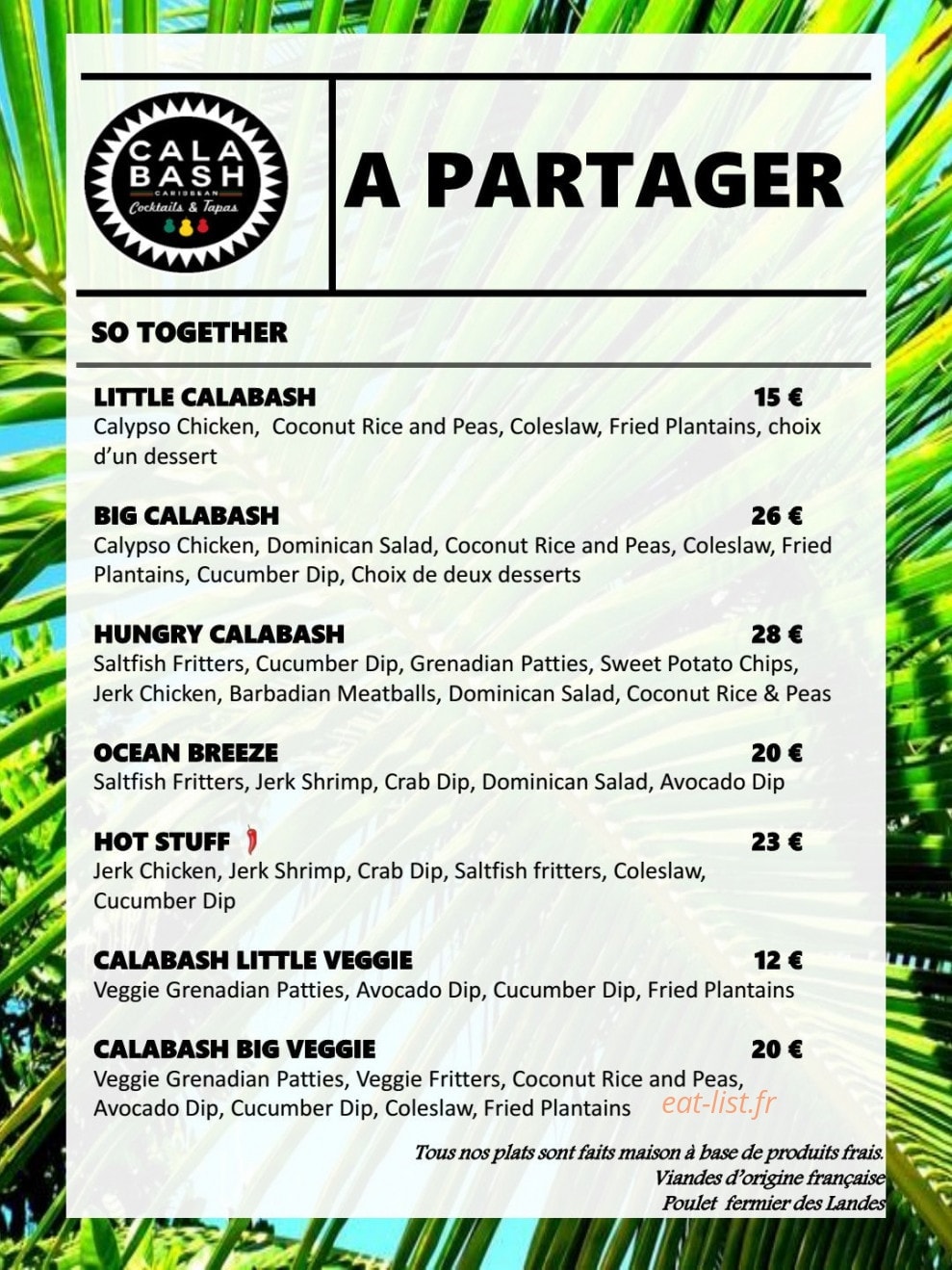 Calabash — carte page 2
