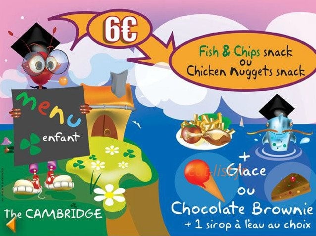 Cambridge Arms Pub — carte page 7