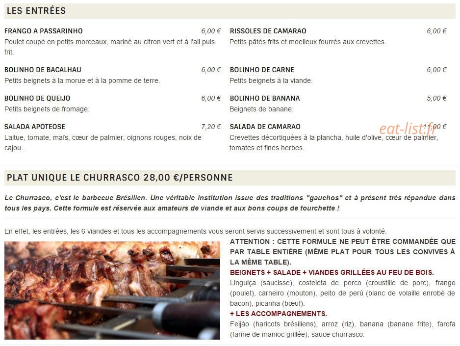 Carioca — carte page 1