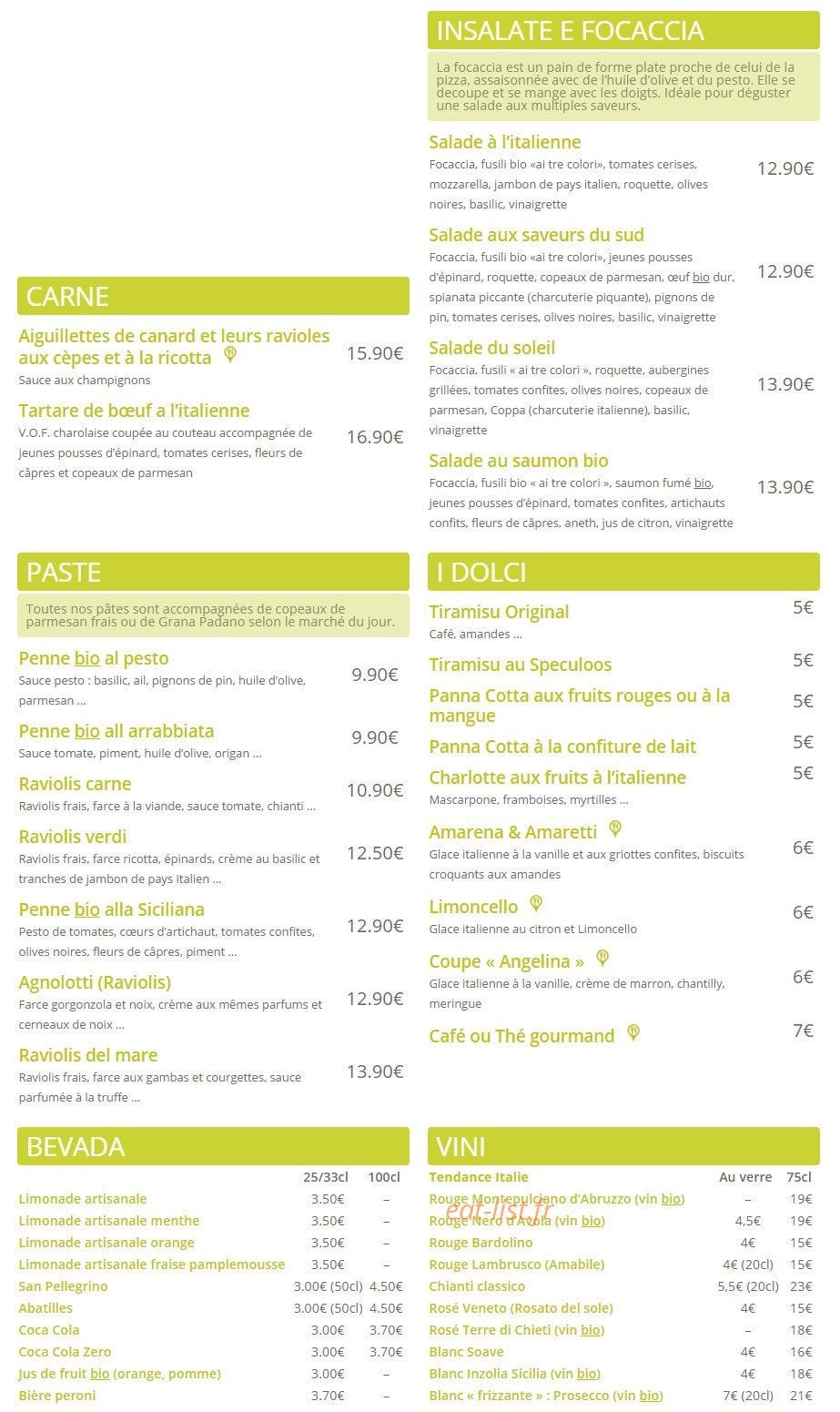 Casa Ferretti — carte page 2