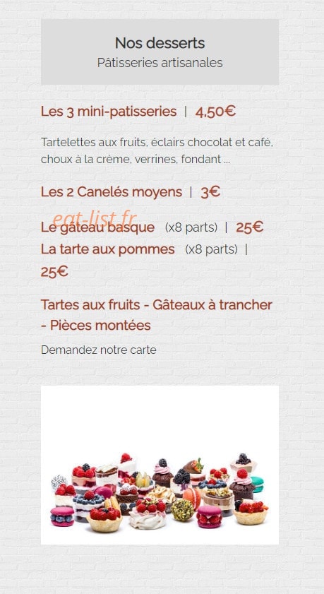 Casa Tapas — carte page 4