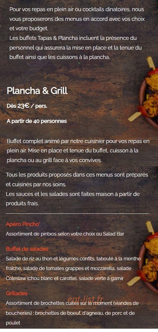 Casa Tapas — carte page 7