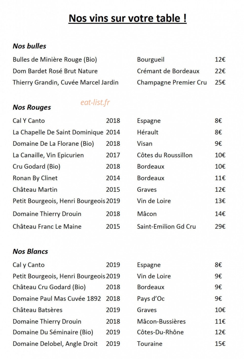 Chai Maestro — carte page 2