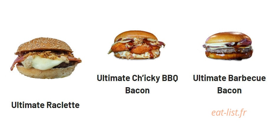 Chamas Burger — carte page 2