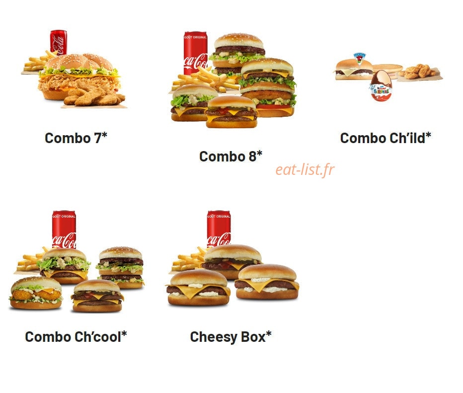 Chamas Burger — carte page 4