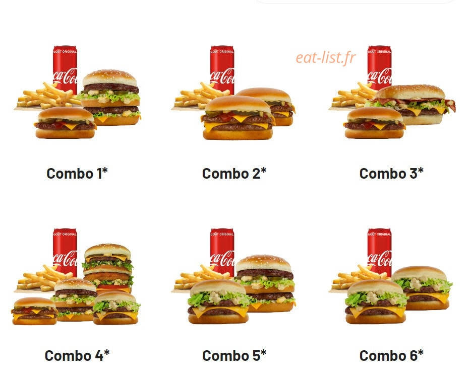 Chamas Burger — carte page 3