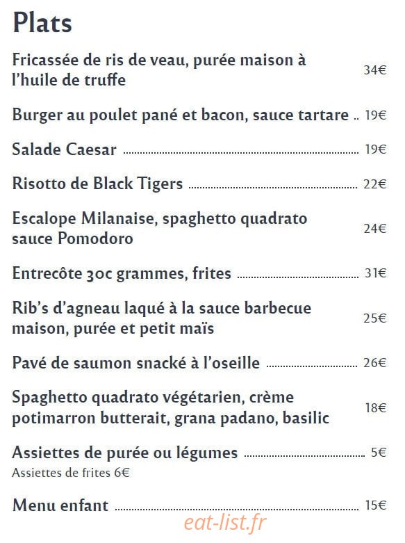 Chez julien — carte page 2
