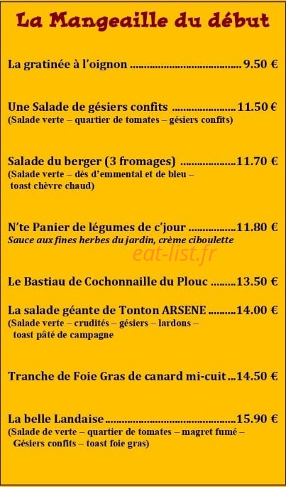 Chez les Ploucs — carte page 1