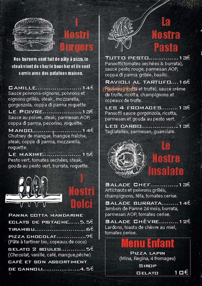 Chez Maxime — carte page 2