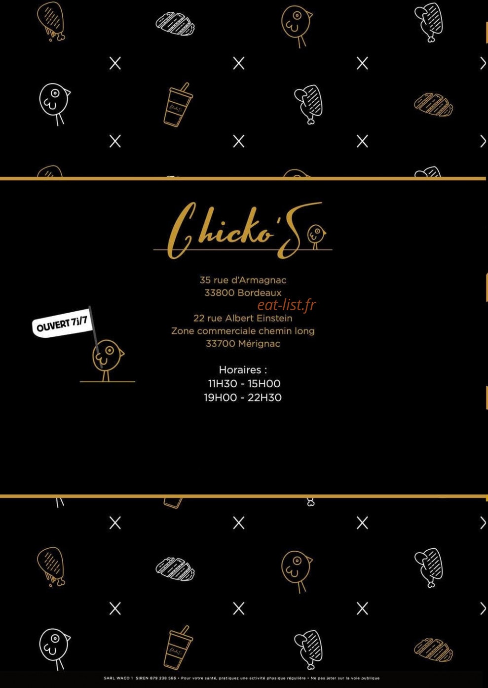 Chicko's — carte page 4