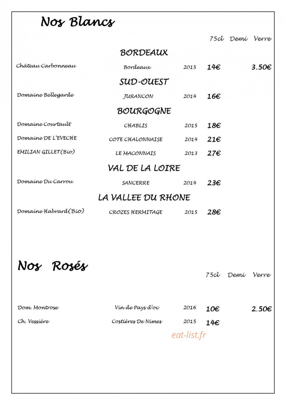 Coffret de Saveurs — carte page 9