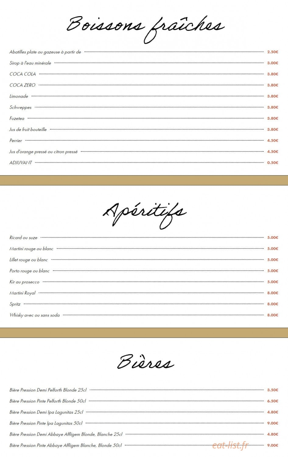 Comptoir Christoly — carte page 3