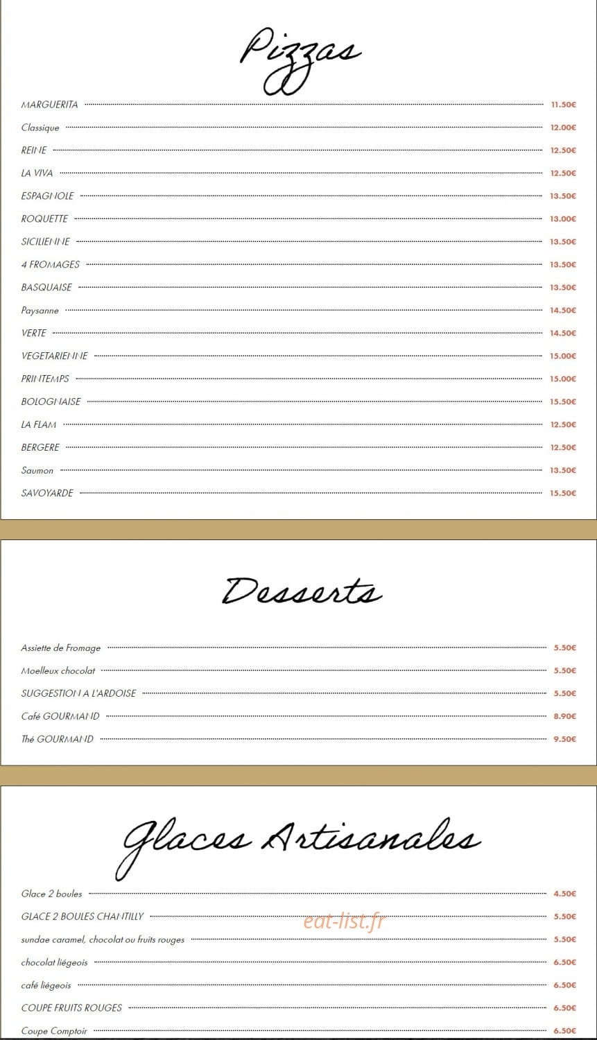 Comptoir Christoly — carte page 2