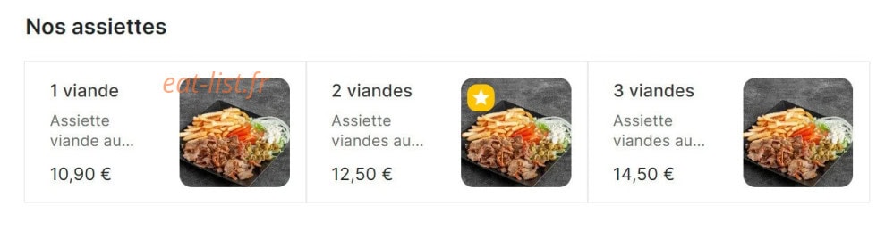 Cool food 33 — carte page 6