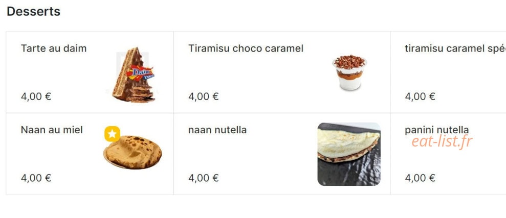 Cool food 33 — carte page 9