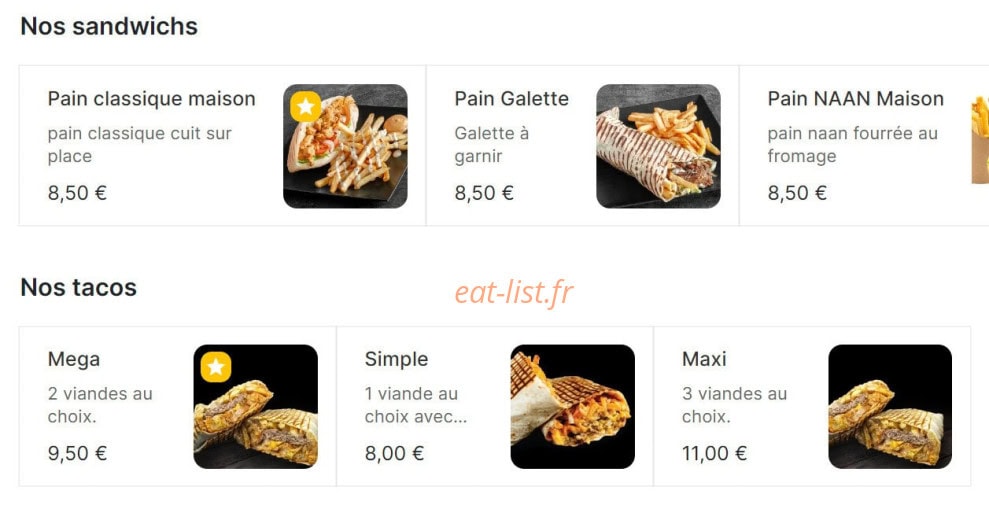 Cool food 33 — carte page 3