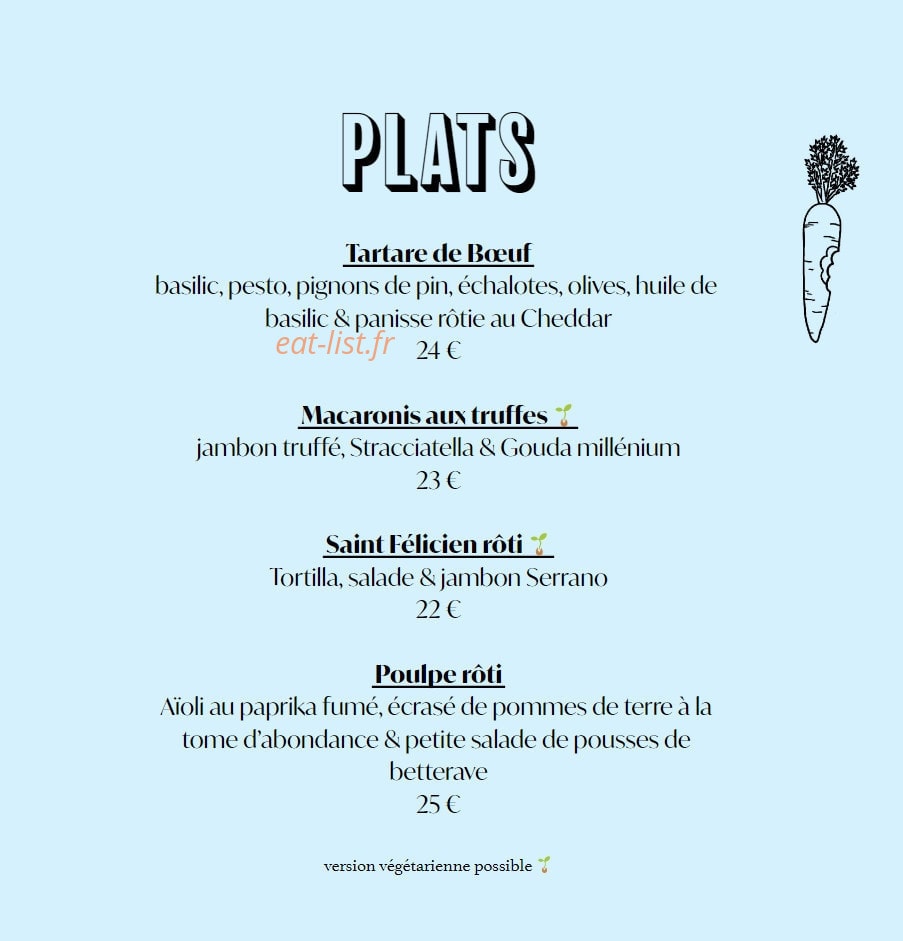 Crème — carte page 2