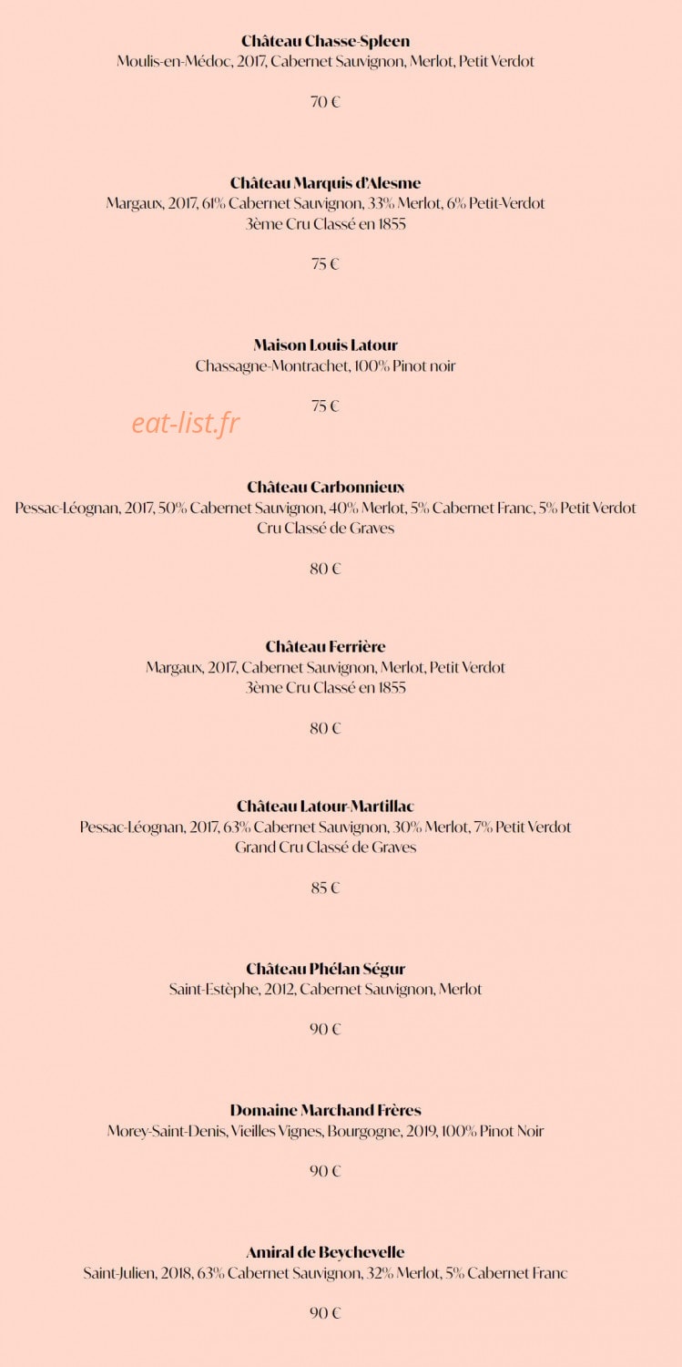 Crème — carte page 6