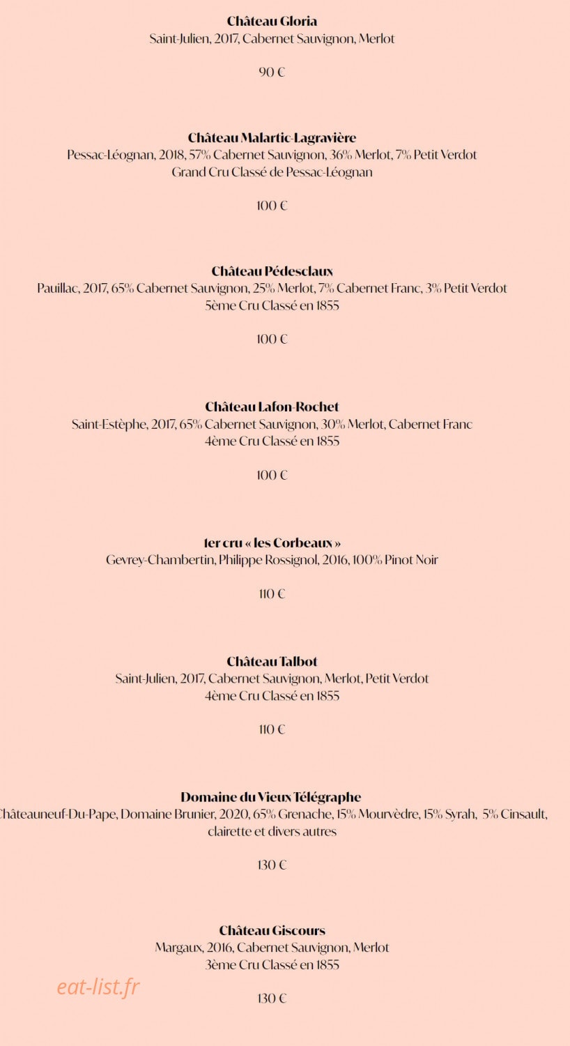 Crème — carte page 7