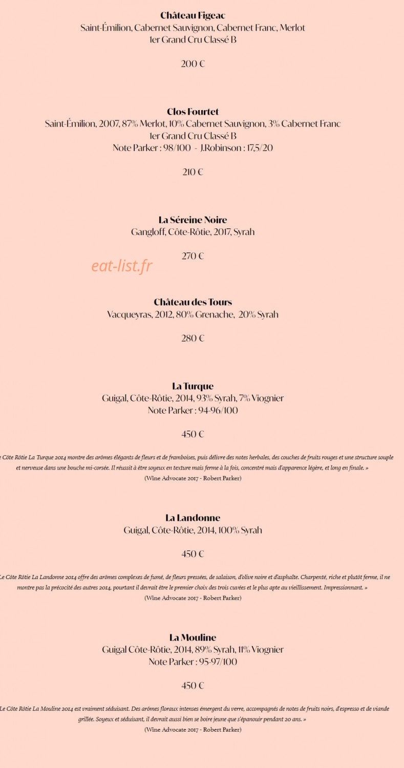 Crème — carte page 9