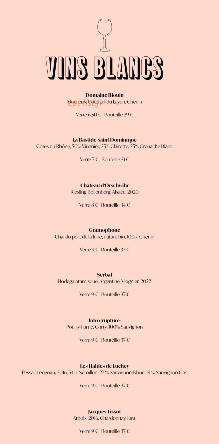 Crème — carte page 10