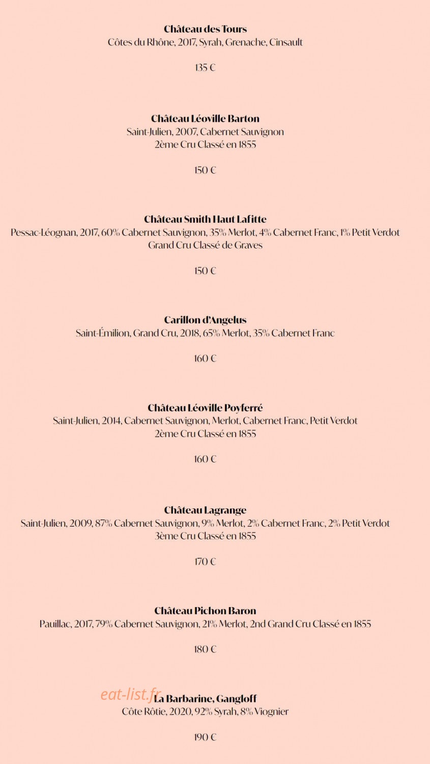 Crème — carte page 8