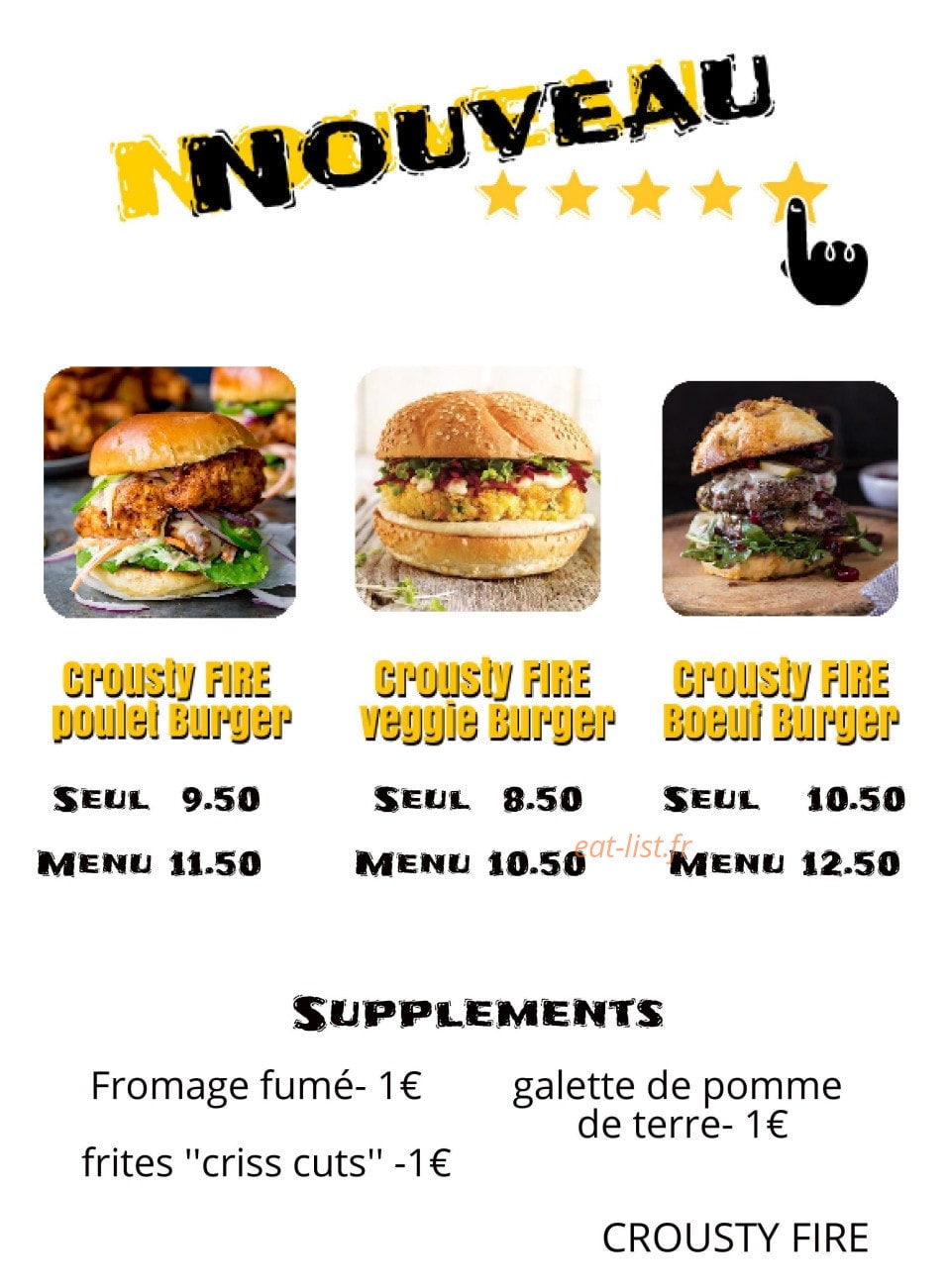 Crousty Fire — carte page 2