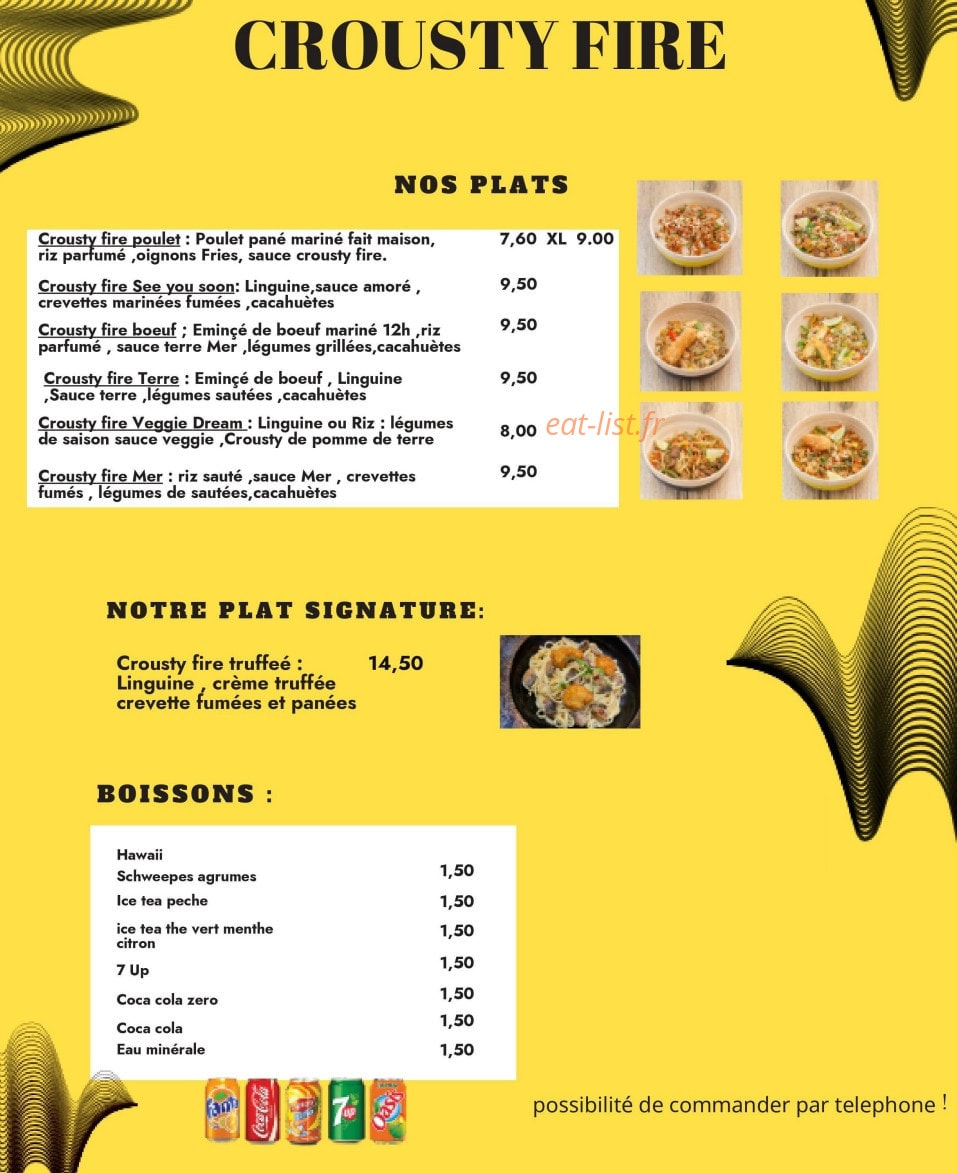 Crousty Fire — carte page 1