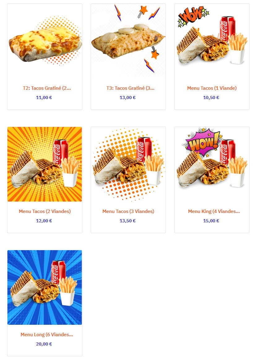 D'StreetTacos — carte page 3
