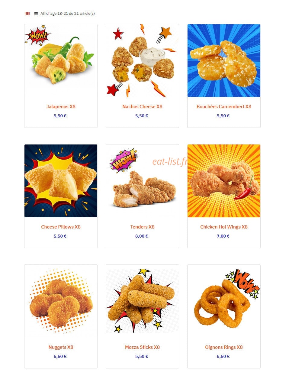D'StreetTacos — carte page 7