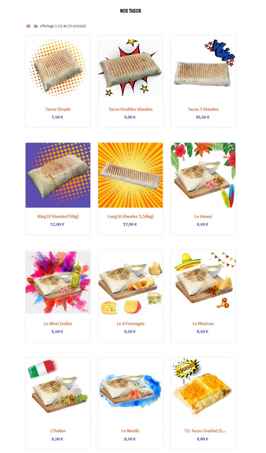 D'StreetTacos — carte page 2