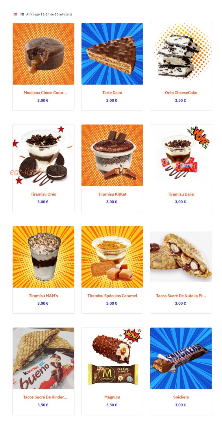 D'StreetTacos — carte page 9