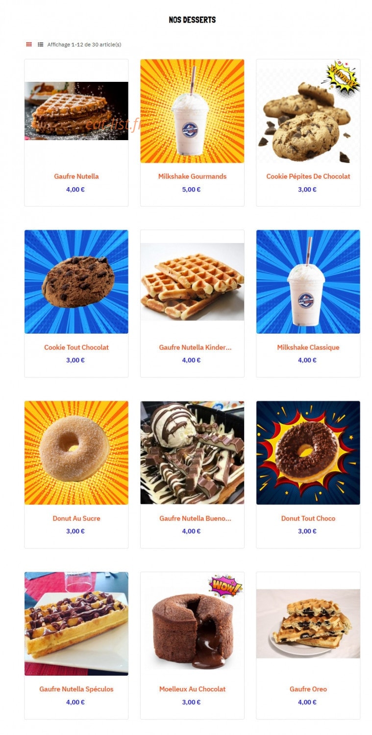 D'StreetTacos — carte page 8